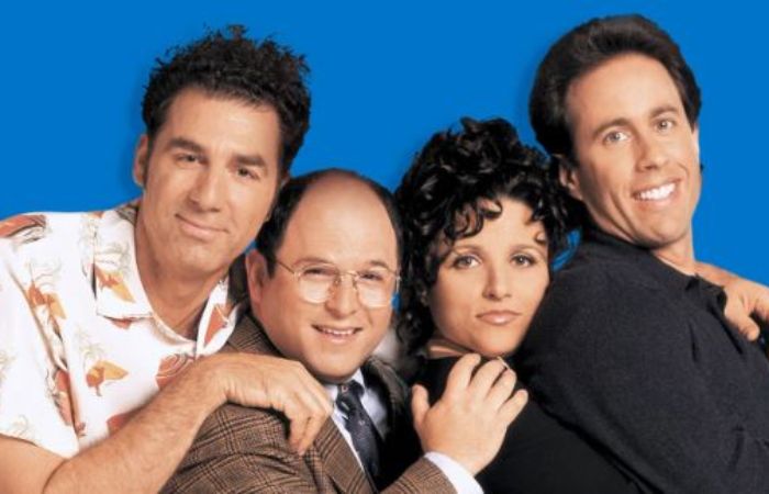 Husband of Beth Skipp, Michael Anthony Richards and his team from Seinfeld.